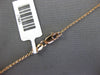 LARGE .15CT DIAMOND & AAA OPAL 14K ROSE GOLD FILIGREE TEAR DROP V SHAPE NECKLACE