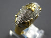 ESTATE WIDE .88CT DIAMOND 18KT YELLOW GOLD 3D CLASSIC MULTI BUTTERFLY LOVE RING