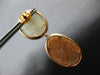DIAMOND & RUTILATED QUARTZ & AGATE 14K ROSE GOLD ROUND & OVAL HANGING EARRINGS