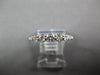 ESTATE .49CT DIAMOND 18KT WHITE GOLD GRADUATING SEMI ETERNITY ANNIVERSARY RING