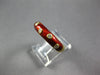 ESTATE .15CT DIAMOND & REED ENAMEL 18KT YELLOW GOLD ETOILE 5MM FUN RING