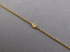 3.8CT DIAMOND & AAA RUBY 14KT YELLOW GOLD PRINCESS MARQUISE BY THE YARD NECKLACE