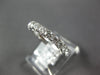 ESTATE .83CT DIAMOND 18K WHITE GOLD SHARED PRONG 3/4TH ETERNITY ANNIVERSARY RING