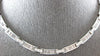 TIFFANY & CO .90CT DIAMOND 18K WHITE GOLD ROMAN NUMERAL ETERNITY TENNIS NECKLACE