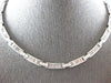 TIFFANY & CO .90CT DIAMOND 18K WHITE GOLD ROMAN NUMERAL ETERNITY TENNIS NECKLACE