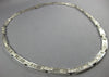 TIFFANY & CO .90CT DIAMOND 18K WHITE GOLD ROMAN NUMERAL ETERNITY TENNIS NECKLACE