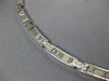 TIFFANY & CO .90CT DIAMOND 18K WHITE GOLD ROMAN NUMERAL ETERNITY TENNIS NECKLACE