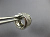 ESTATE WIDE .75CT DIAMOND 18KT WHITE GOLD 3D MULTI ROW CLASSIC HUGGIE EARRINGS
