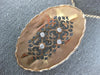 ESTATE .16CT DIAMOND 14KT ROSE GOLD 3D FILIGREE ETOILE OVAL HEART LOVE NECKLACE