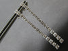 .98CT DIAMOND 18KT WHITE GOLD CLASSIC GRADUATING JOURNEY DROP HANGING EARRINGS