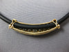 3.5CT DIAMOND 18KT 2 TONE GOLD CLASSIC MULTI ROW HAPPY FACE RUBBER NECKLACE