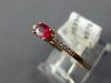 .39CT DIAMOND & AAA RUBY 14KT ROSE GOLD 3D CLASSIC OVAL & ROUND FRIENDSHIP RING