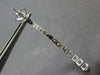 .98CT DIAMOND 18KT WHITE GOLD CLASSIC GRADUATING JOURNEY DROP HANGING EARRINGS