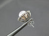 LARGE 1.69CT DIAMOND & AAA SOUTH SEA PEARL 14KT WHITE GOLD FLOWER STUD EARRINGS