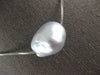 ESTATE LARGE AAA SOUTH SEA PEARL 18KT WHITE GOLD CLASSIC FLOATING LOVE NECKLACE