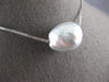 ESTATE LARGE AAA SOUTH SEA PEARL 18KT WHITE GOLD CLASSIC FLOATING LOVE NECKLACE