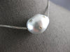 ESTATE LARGE .35CT DIAMOND & AAA SOUTH SEA PEARL 18KT WHITE GOLD ETOILE NECKLACE