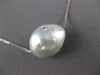 ESTATE LARGE .35CT DIAMOND & AAA SOUTH SEA PEARL 18KT WHITE GOLD ETOILE NECKLACE