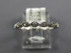 ESTATE .07CT DIAMOND 14K WHITE GOLD 2MM MARQUISE SHAPE FILIGREE ANNIVERSARY RING