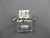 ESTATE .07CT DIAMOND 14K WHITE GOLD 2MM MARQUISE SHAPE FILIGREE ANNIVERSARY RING