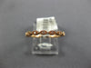 ESTATE .07CT DIAMOND 14K ROSE GOLD 2MM MARQUISE SHAPE FILIGREE ANNIVERSARY RING