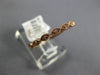 ESTATE .07CT DIAMOND 14K ROSE GOLD 2MM MARQUISE SHAPE FILIGREE ANNIVERSARY RING