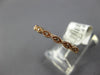 ESTATE .07CT DIAMOND 14K ROSE GOLD 2MM MARQUISE SHAPE FILIGREE ANNIVERSARY RING