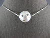 ESTATE LARGE .50CT AAA SAPPHIRE & SOUTH SEA PEARL 18KT WHITE GOLD ETOILE PENDANT