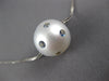 ESTATE LARGE .50CT AAA SAPPHIRE & SOUTH SEA PEARL 18KT WHITE GOLD ETOILE PENDANT