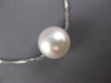 ESTATE LARGE AAA SOUTH SEA PEARL 18KT WHITE GOLD 3D CLASSIC NECKLACE