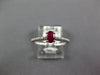 .46CT DIAMOND & AAA RUBY 18KT WHITE GOLD 3D CLASSIC OVAL & ROUND FRIENDSHIP RING