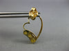 1.32CT DIAMOND & AAA CITRINE 14KT YELLOW GOLD OPEN HEART LOVE HANGING EARRINGS