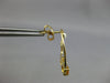 1.32CT DIAMOND & AAA CITRINE 14KT YELLOW GOLD OPEN HEART LOVE HANGING EARRINGS