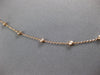 ESTATE .30CT DIAMOND 14K ROSE GOLD FILIGREE FLOWER BY THE YARD FUN LOVE NECKLACE