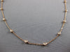 ESTATE .30CT DIAMOND 14K ROSE GOLD FILIGREE FLOWER BY THE YARD FUN LOVE NECKLACE