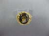 ESTATE LARGE 5.0CT AAA SMOKY TOPAZ 14K YELLOW GOLD OVAL FILIGREE FUN RING #26714
