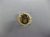 ESTATE LARGE 5.0CT AAA SMOKY TOPAZ 14K YELLOW GOLD OVAL FILIGREE FUN RING #26714
