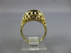 ESTATE LARGE 5.0CT AAA SMOKY TOPAZ 14K YELLOW GOLD OVAL FILIGREE FUN RING #26714
