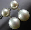 .47CT DIAMOND & AAA SOUTH SEA PEARL 18KT WHITE GOLD 3D CLASSIC HANGING EARRINGS