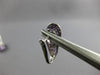 LARGE 11.25CT DIAMOND & AAA AMETHYST 14KT WHITE GOLD LOVE KNOT HANGING EARRINGS