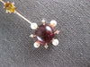 6.72CT DIAMOND & AAA TOURMALINE & SOUTH SEA PEARL 18KT ROSE GOLD LARIAT PENDANT