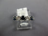 .75CT DIAMOND & SAPPHIRE 14K WHITE GOLD 3D SHARED PRONG 5 STONE ANNIVERSARY RING