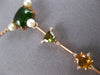 6.72CT DIAMOND & AAA TOURMALINE & SOUTH SEA PEARL 18KT ROSE GOLD LARIAT PENDANT