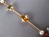 6.72CT DIAMOND & AAA TOURMALINE & SOUTH SEA PEARL 18KT ROSE GOLD LARIAT PENDANT