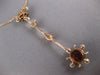 6.72CT DIAMOND & AAA TOURMALINE & SOUTH SEA PEARL 18KT ROSE GOLD LARIAT PENDANT