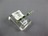 .46CT DIAMOND & AAA EMERALD 14KT YELLOW GOLD 2MM SEMI ETERNITY ANNIVERSARY RING