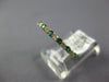 .46CT DIAMOND & AAA EMERALD 14KT YELLOW GOLD 2MM SEMI ETERNITY ANNIVERSARY RING