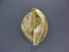 ESTATE LARGE TIFFANY & CO. 18KT YELLOW GOLD 3D LOVE KNOT OVAL BROOCH PIN #26727