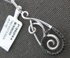 .40CT WHITE & BLACK DIAMOND 14KT WHITE GOLD 3D MUSICAL NOTE FUN FLOATING PENDANT