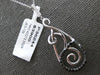 .40CT WHITE & BLACK DIAMOND 14KT WHITE GOLD 3D MUSICAL NOTE FUN FLOATING PENDANT